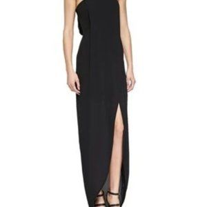 BCBG MAX AZRIA Dress BLACK strapless 90s